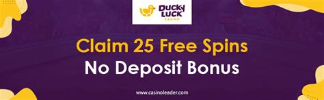 DuckyLuck Casino: 25 Free Spins No Deposit .